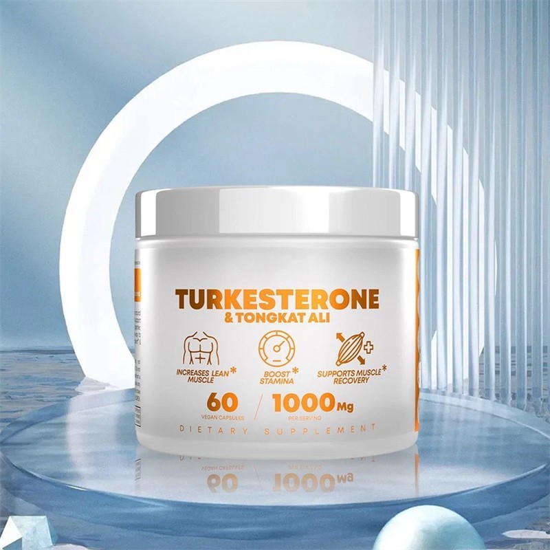 3 Pack Turkesterone 1000 Mg Natural Capsules Supplement Muscle Growth & Recovery