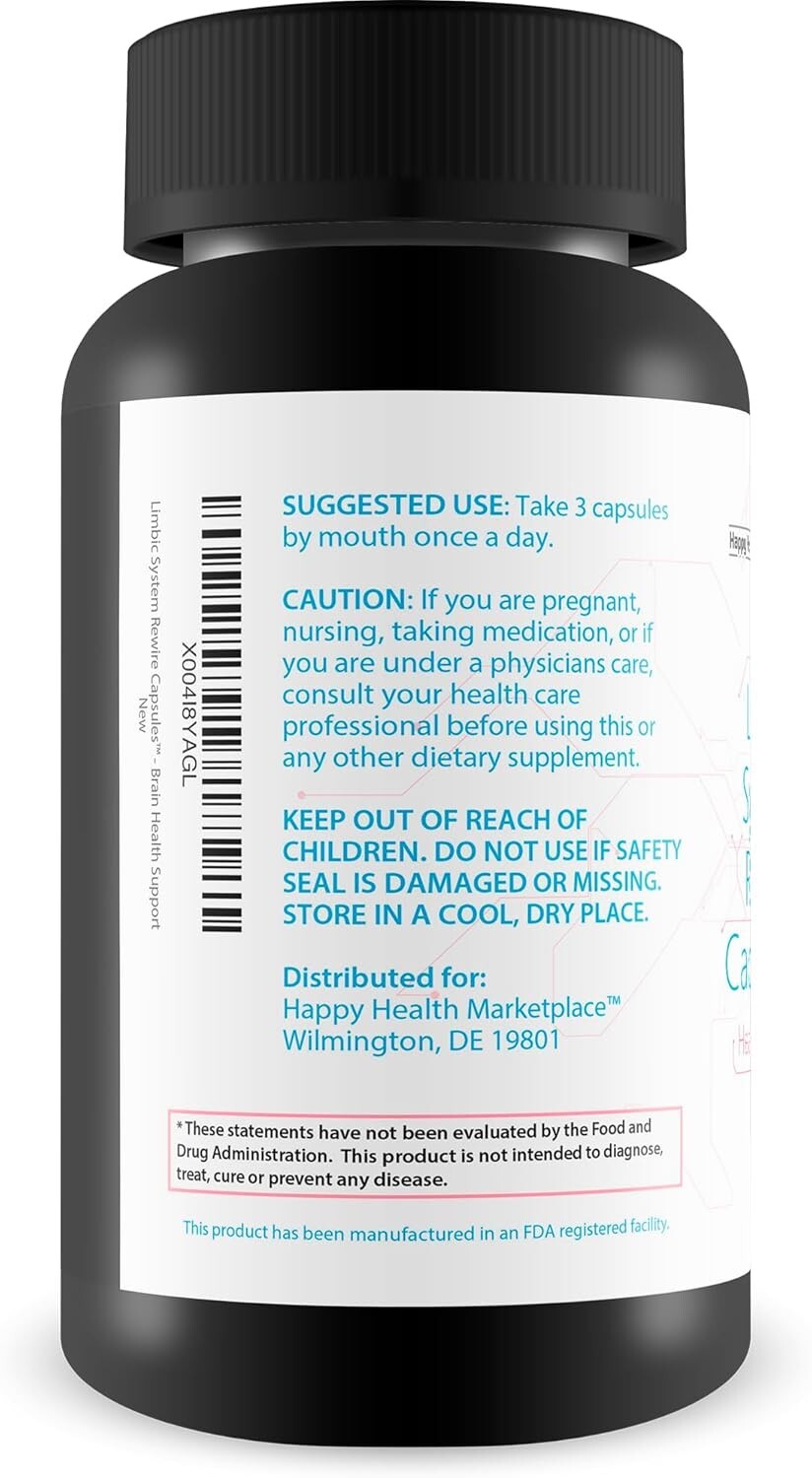 Limbic System Rewire Capsules – Our Best Mood Support Supplement – Limbic Sys…