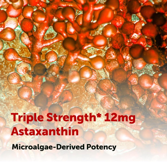 Micro Ingredients Astaxanthin 12mg with MCT Oil, 120 Softgels-New