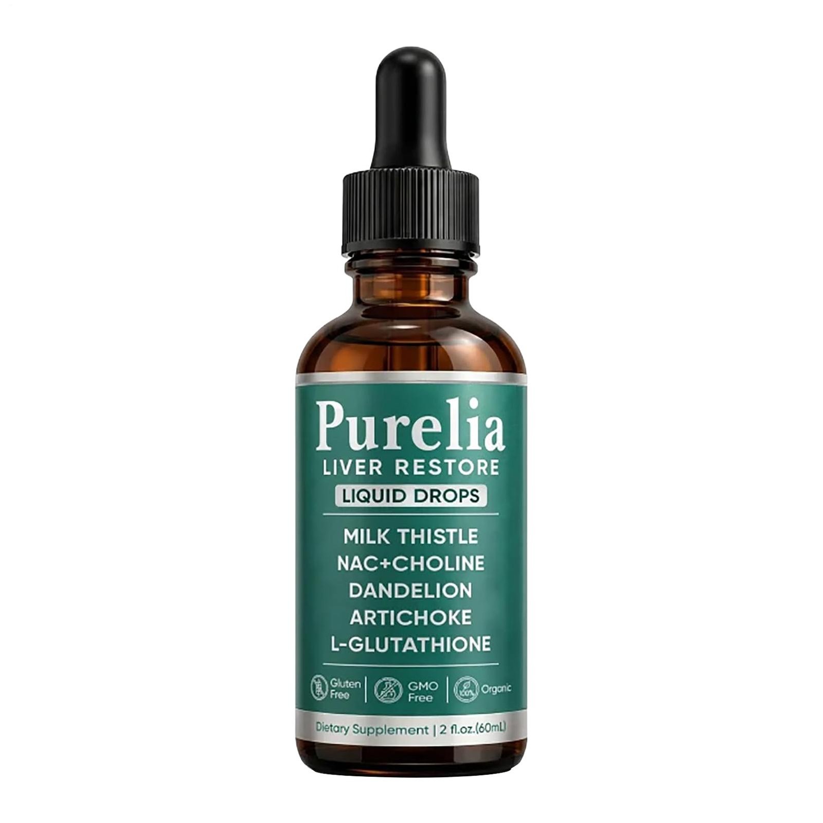 Improved Purelia Liver Restore Drops – Complete Liver Detox Support Supplement 6