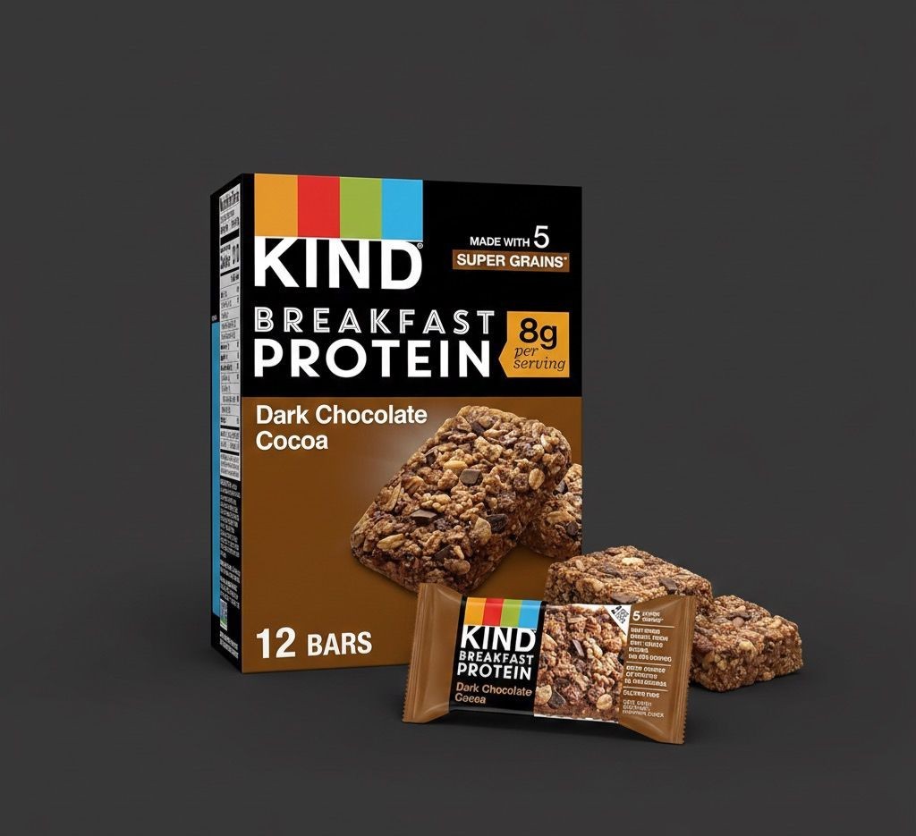 KIND Breakfast Healthy Snack Bar Butter Gluten Free 8g 1.76 OZ Packs 6 Count