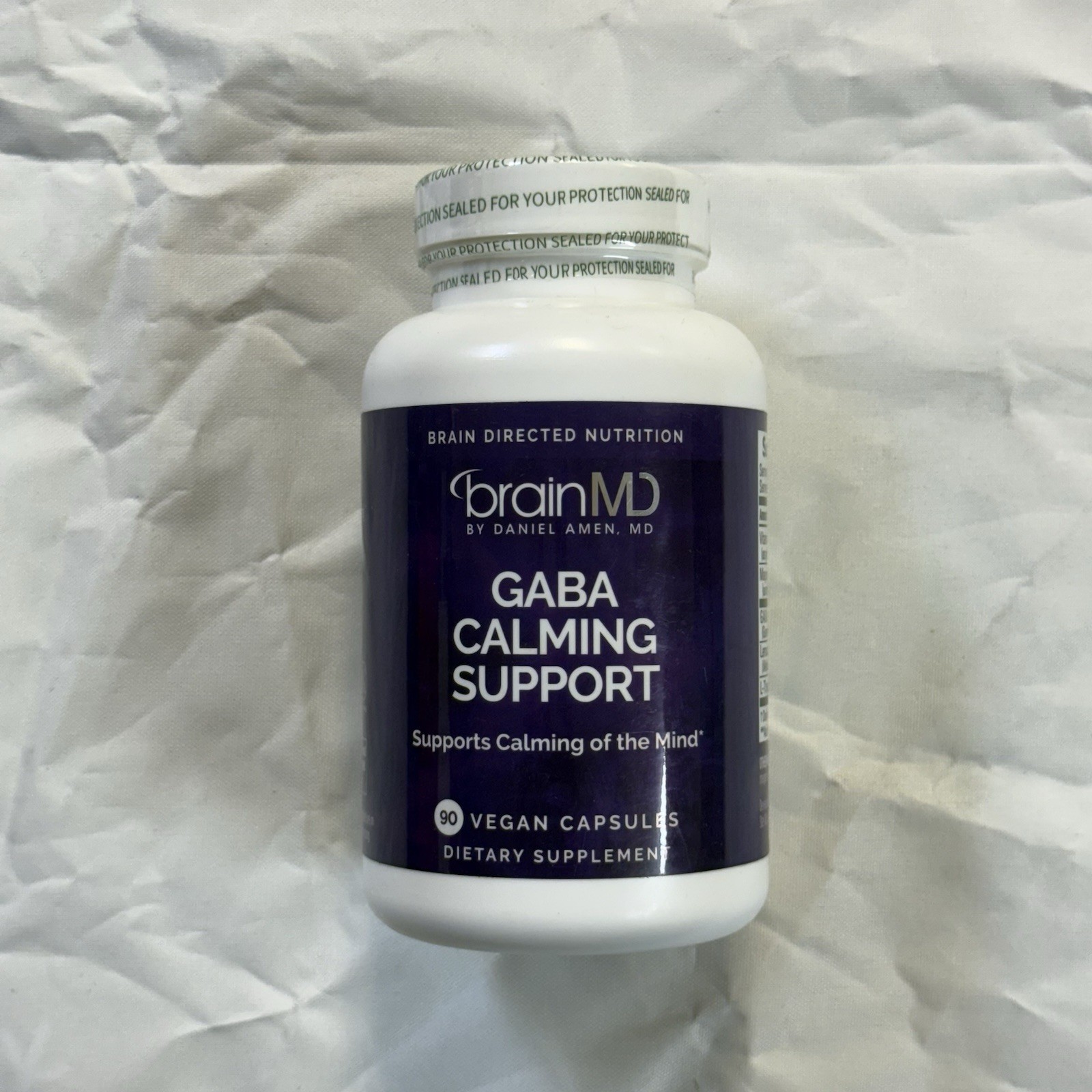 Brain MD GABA Calming Support 90 Vegan Capsules Best By 01 / 2027