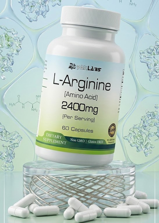 L-Arginine Amino Acid Capsules 2400mg Per Serving – Ship from USA /;