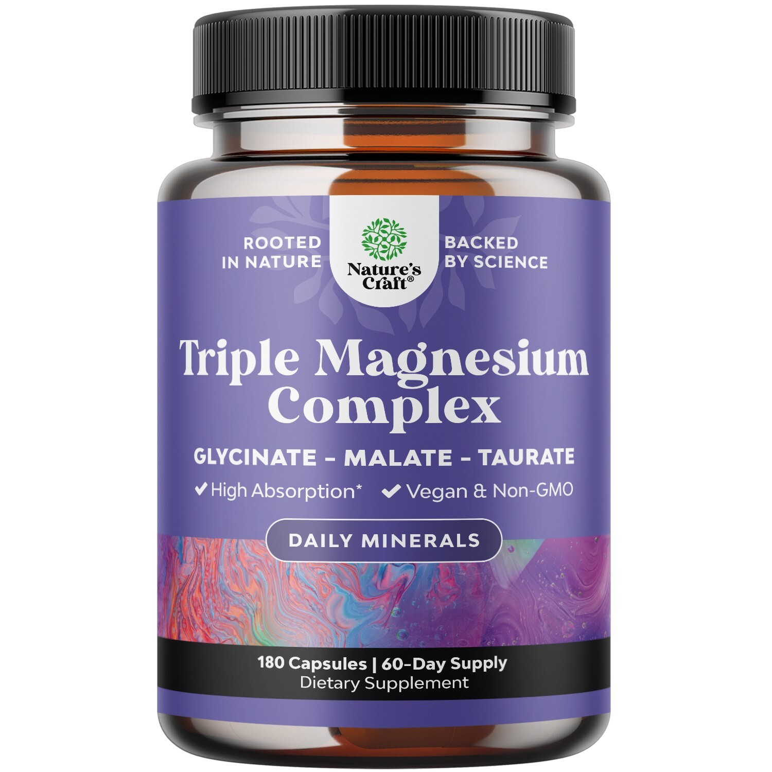 Triple Magnesium Complex Elemental – Magnesium Glycinate Malate Taurate