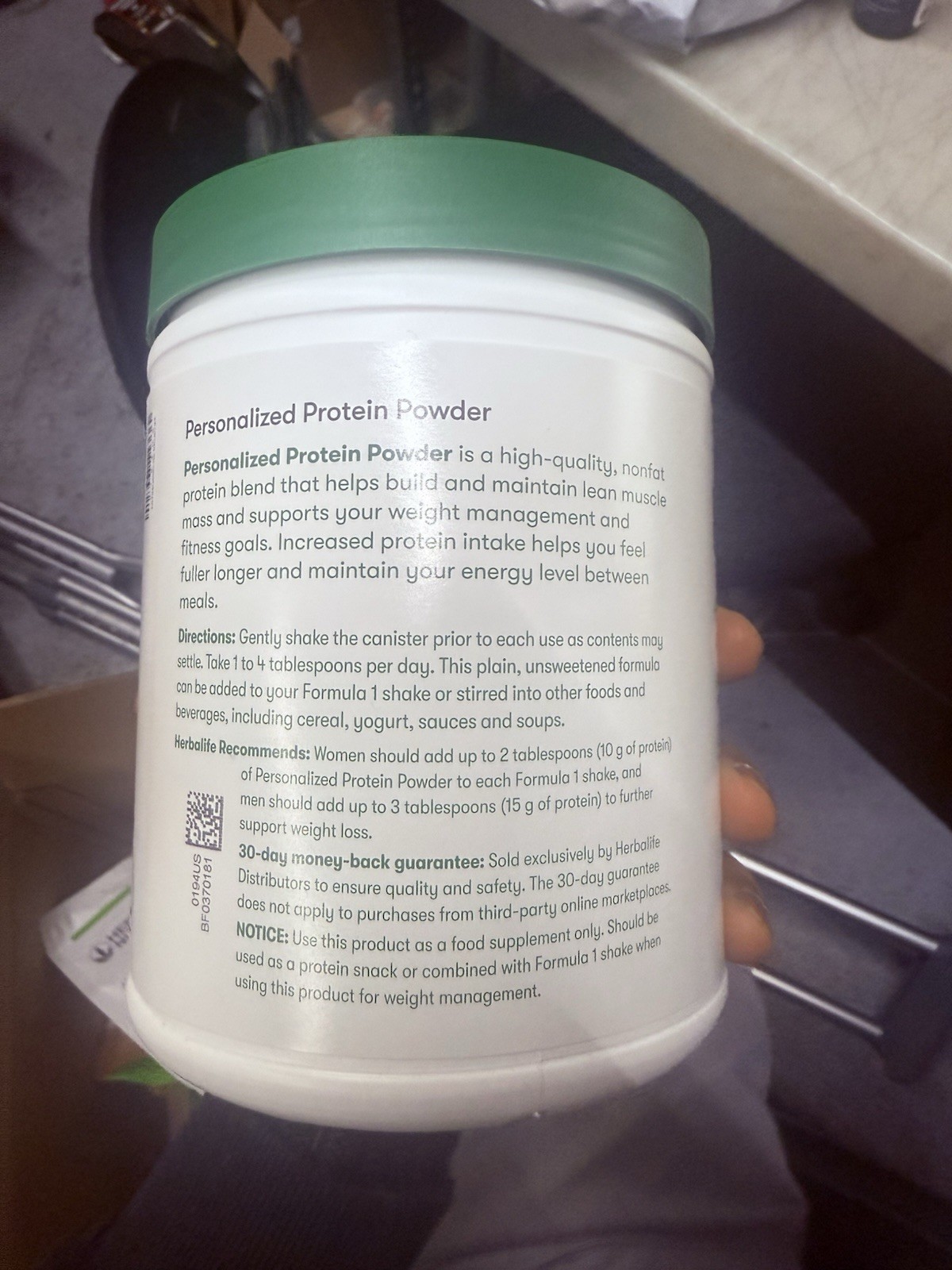 Herbalife Nutrition Personalized Protein Powder 12.7 Oz