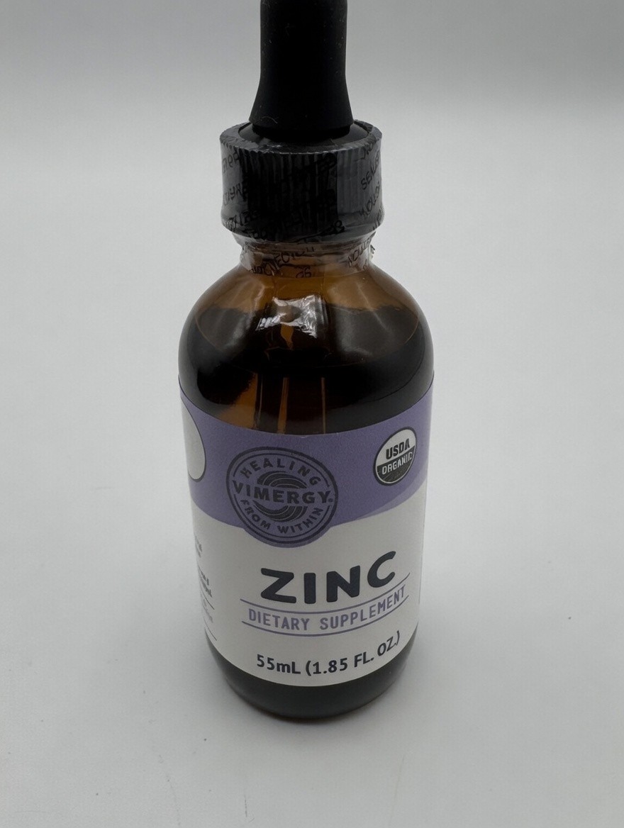 VIMERGY Zinc Liquid Dietary Supplement Organic 55ml New
