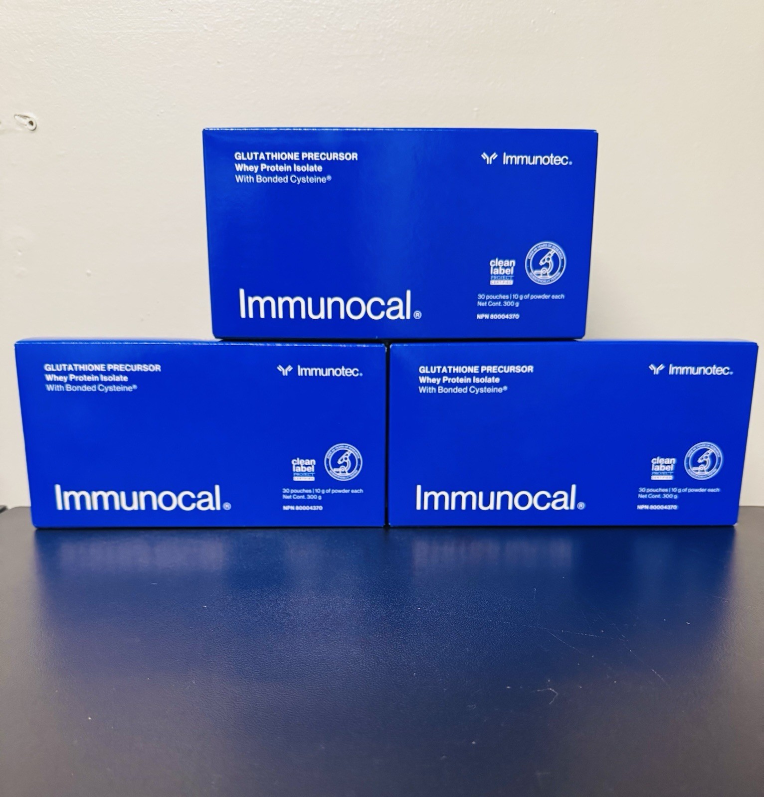 Immunocal Classic Blue Regular Glutathione Precursor, 90 Pouches by Immunotec