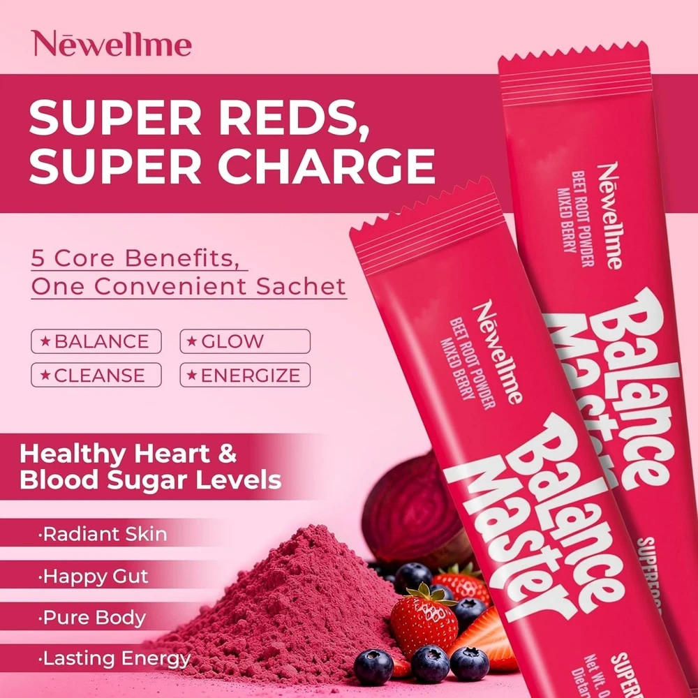 Balance Master Organic Raw Beet Root Powder – Super Reds Superfood for Heart …