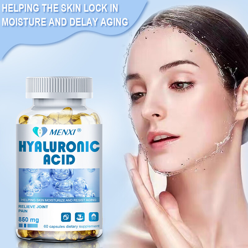 Hyaluronic Acid Anti Aging Hydrating Capsules Wrinkles Fine Lines Joint Health