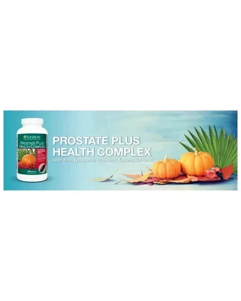 Trunature PROSTATE PLUS HEALTH COMPLEX – Pack of 2 Saw Palmetto with Zinc