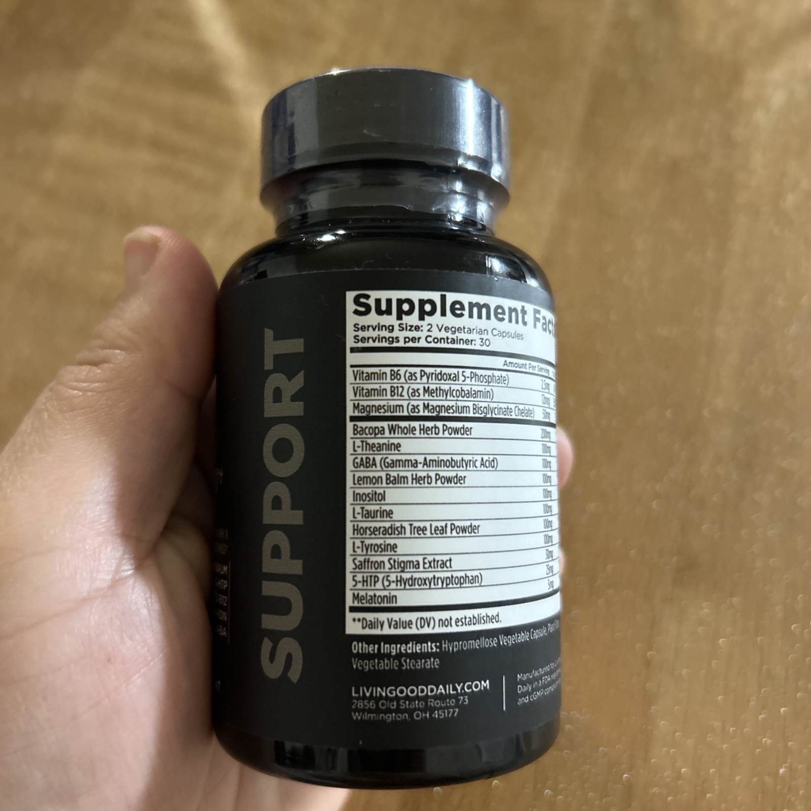 Livingood Daily Mood Support Supplement, 60 Capsules EXP: 04/2027