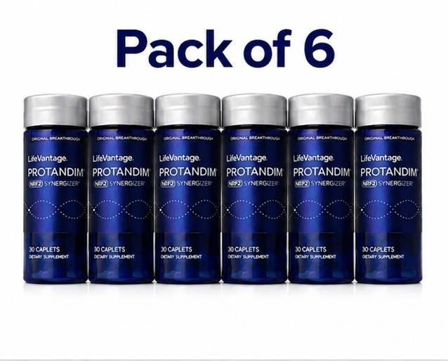 Protandim NRF2 Synergizer by LifeVantage 6 Bottles 180 Caplets Sealed