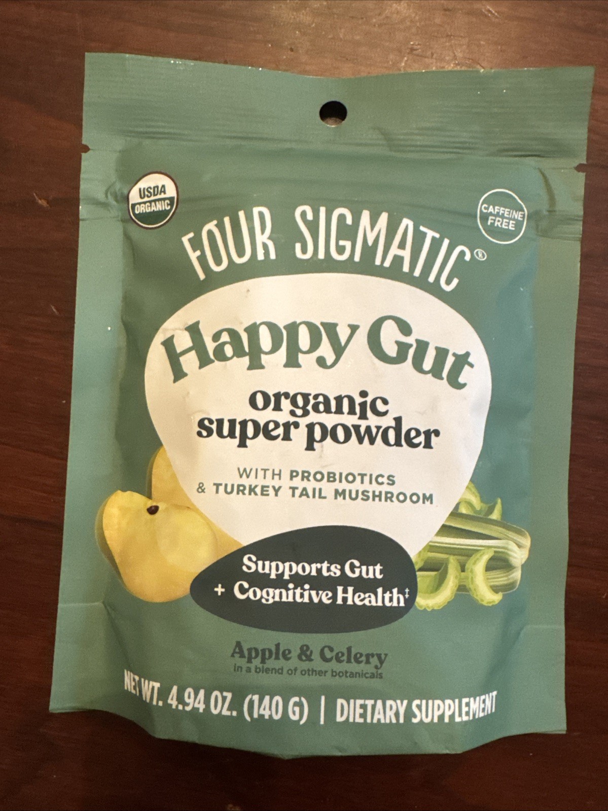 2 Packets Four Sigmatic Apple & Celery Gut Health 4.94 Oz