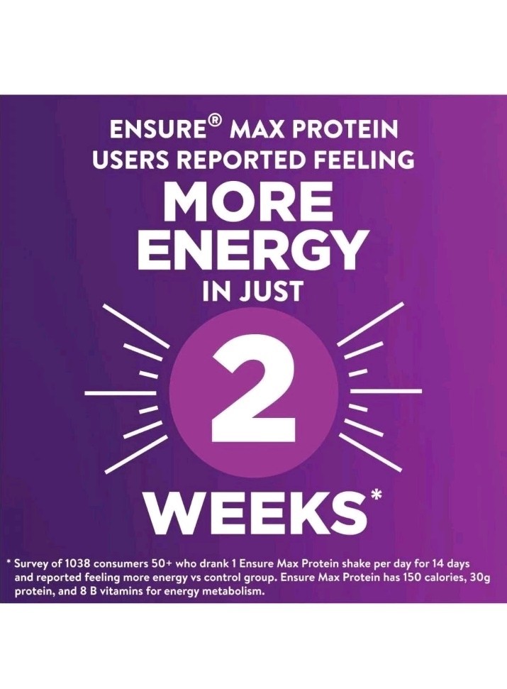 Ensure Max Protein Nutrition Shake Milk Chocolate 12 Pack New