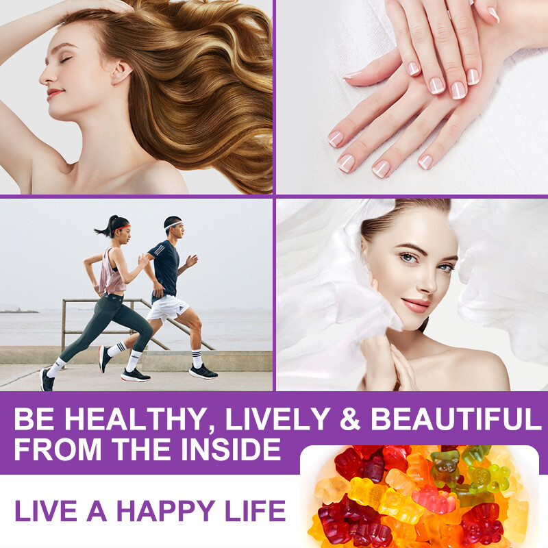 Biotin Collagen Gummies 12000Mcg – Maximum Potency for Hair, Skin, Nails