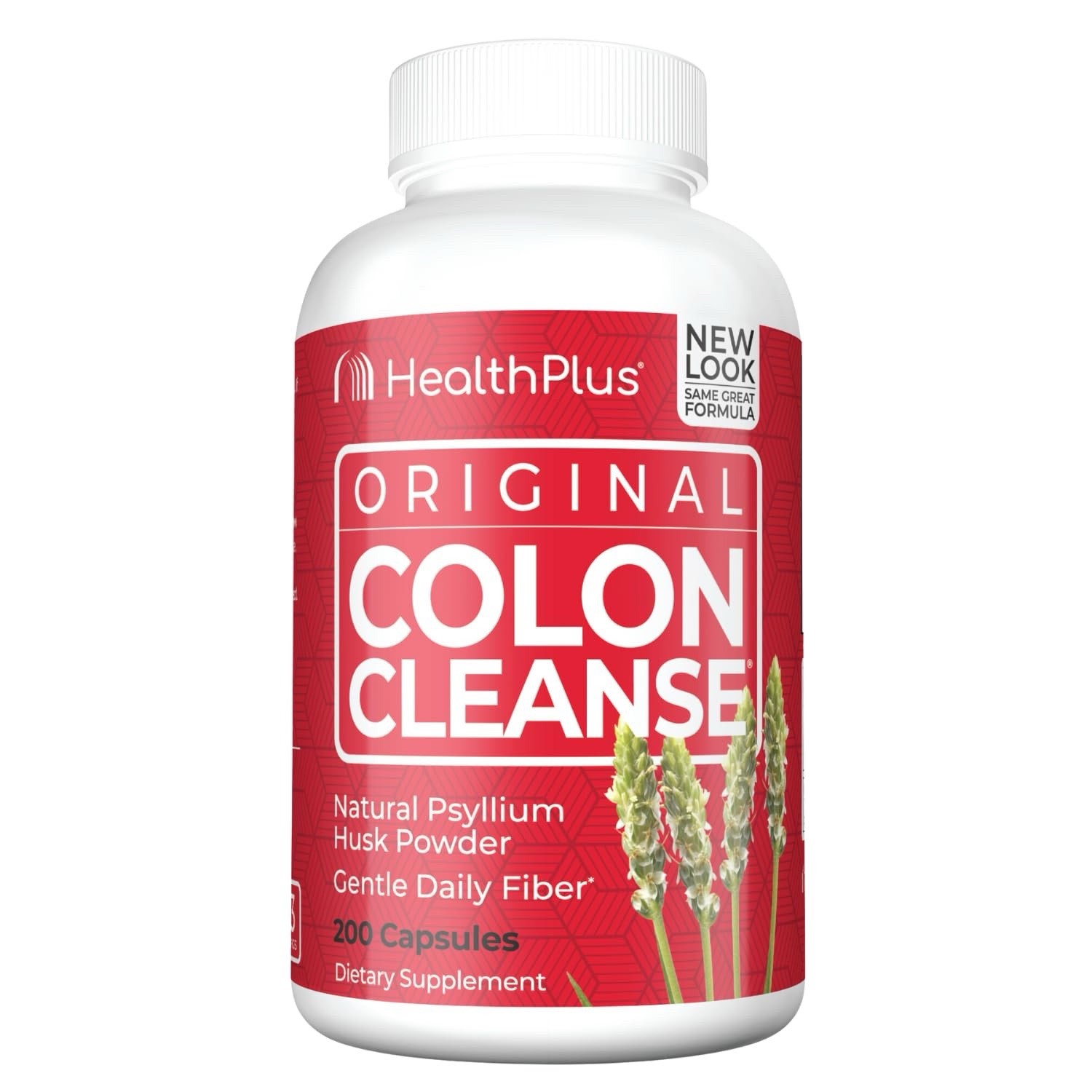 Health Plus Colon Cleanse Capsules – 200 Count – Exp 2028