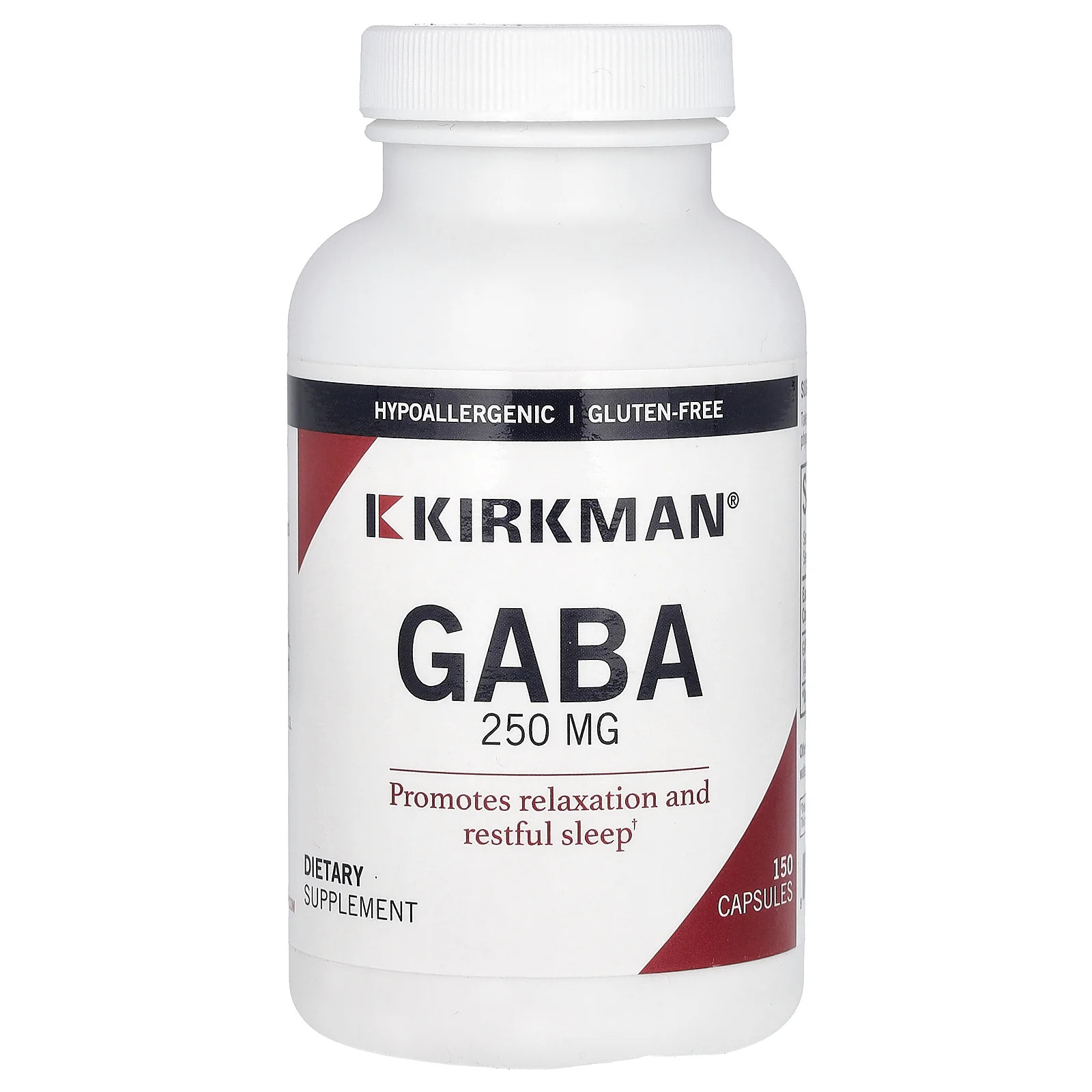 2 X Kirkman Labs, GABA, 250 mg, 150 Capsules