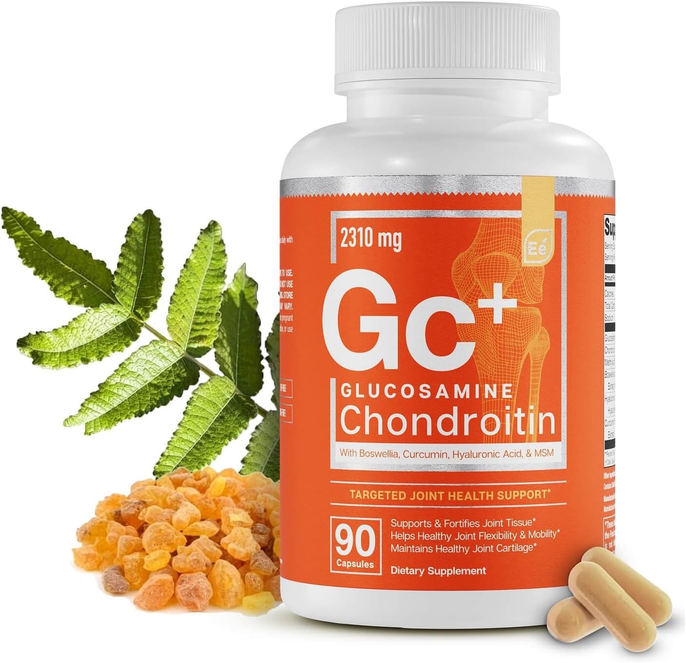 Glucosamine Chondroitin MSM 1500mg – Joint, Cartilage & Mobility Support, 90ct