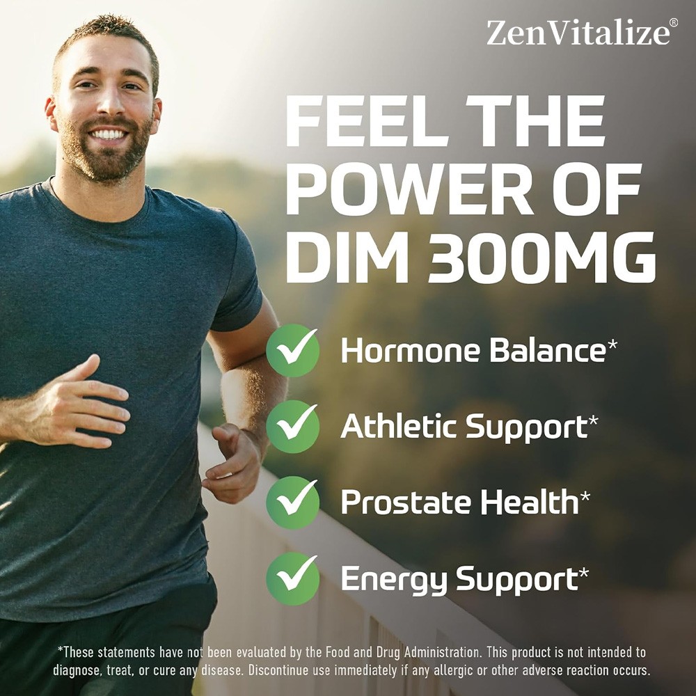 DIM (Diindolylmethane)300mg,30~120Capsules with Black Pepper Gluten-free,Non-GMO