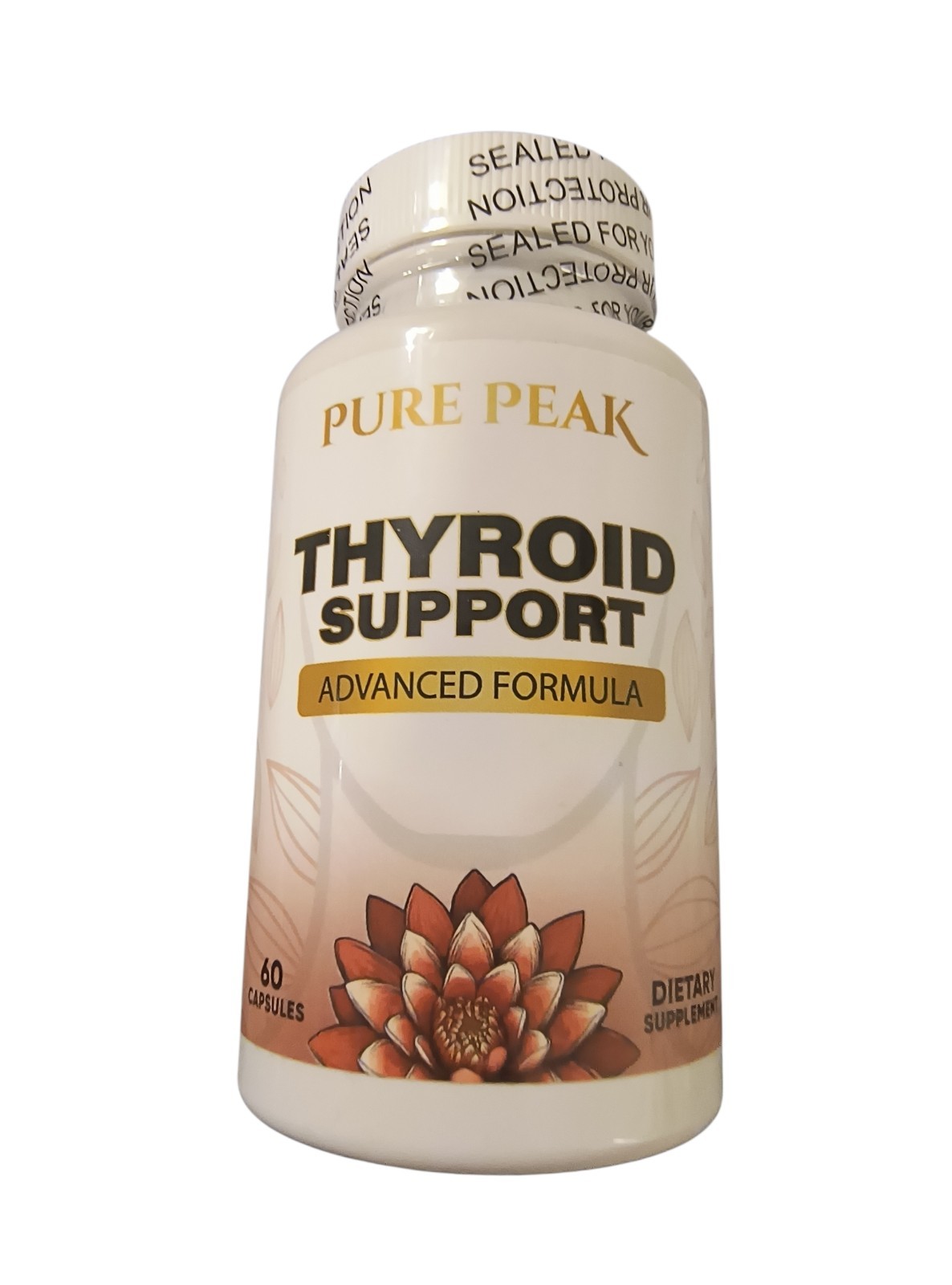 Pure Peak Advanced Thyroid Support Supplement – 60 Capsules – Exp 06/2026