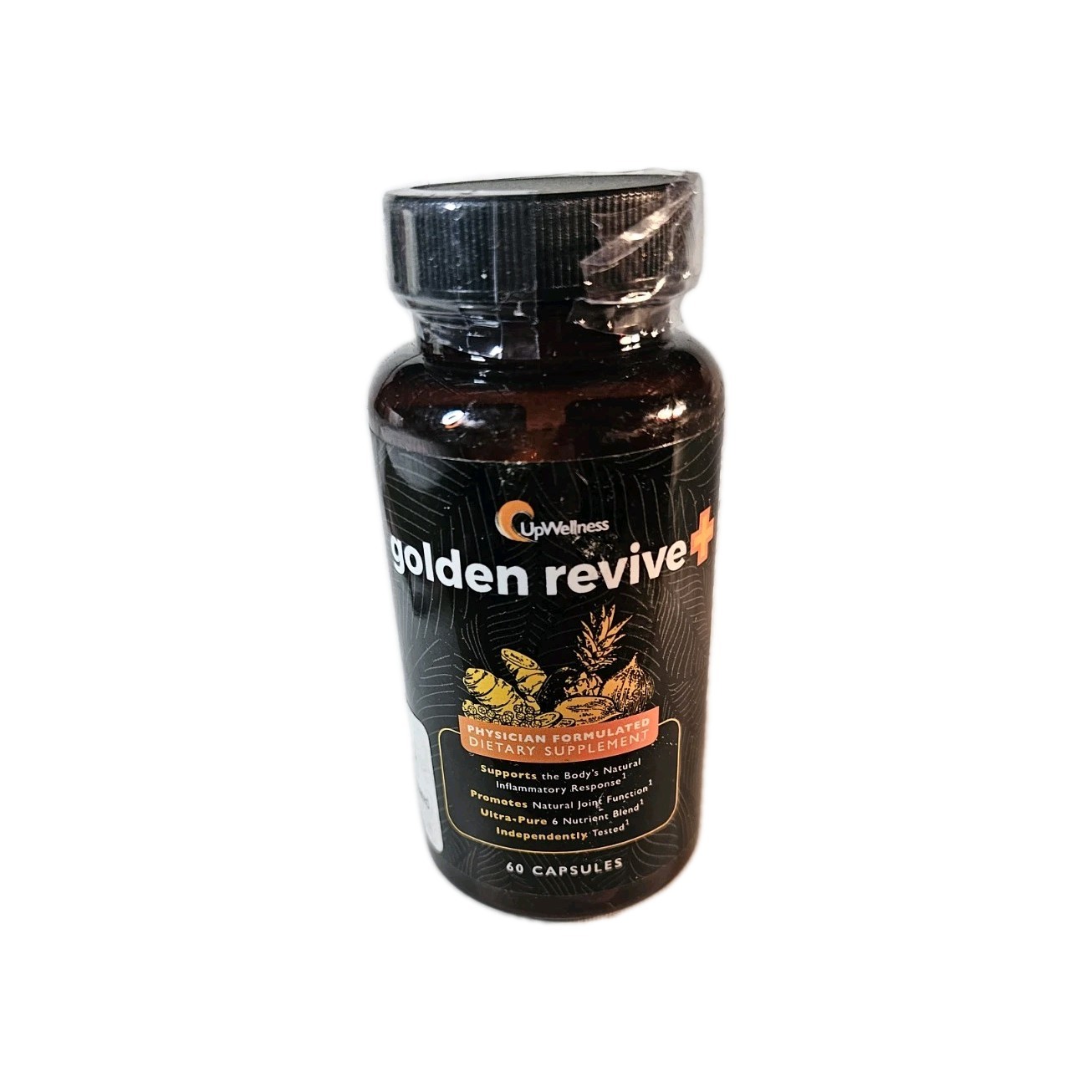 Golden Revive Plus Joint Supplement Turmeric Curcumin Support 60 Caps Exp:4/2026