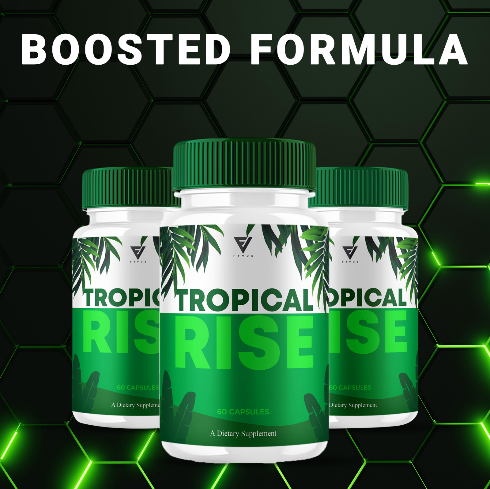 (5 Pack) Tropical Rise Performance Pills, TropicalRise Advanced (300 Capsules)