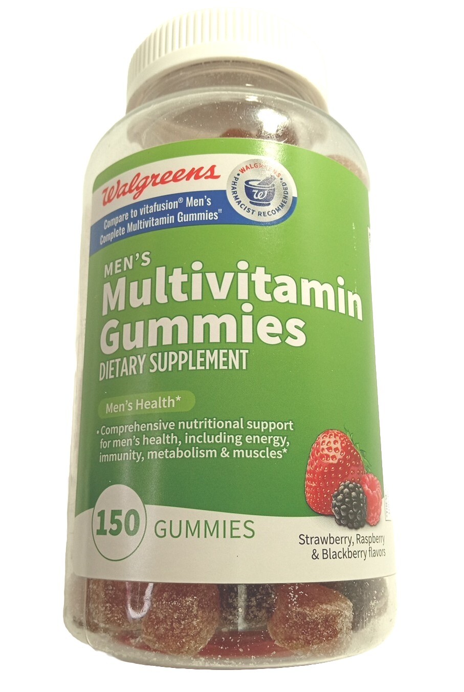 Men’s Multivitamin Gummies Multivitamins for Adult Men 150 Ct Dietary Supplement