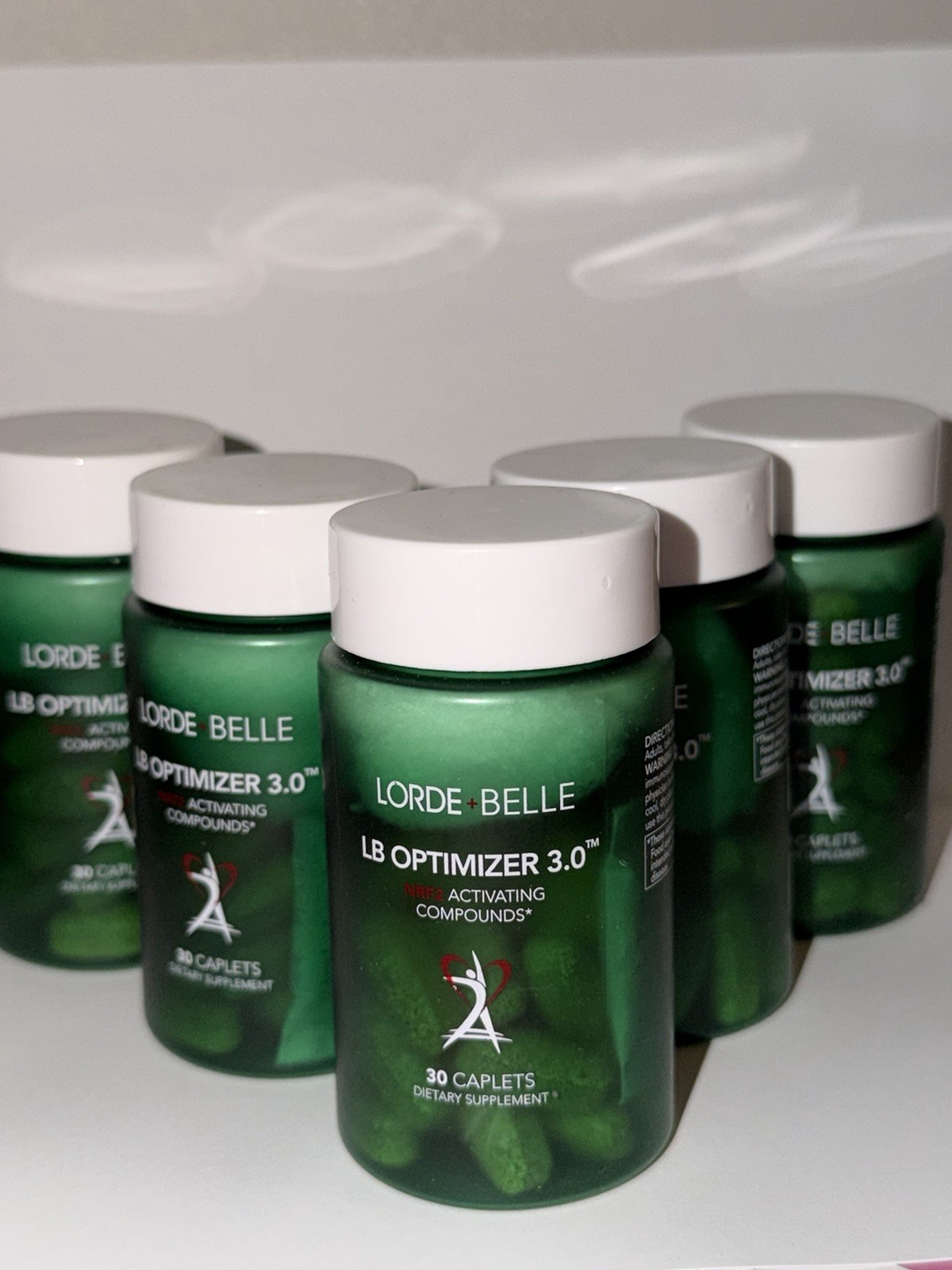 5 Pack- Lorde Belle LB Optimizer 3.0 – 30 Caplets New Sealed