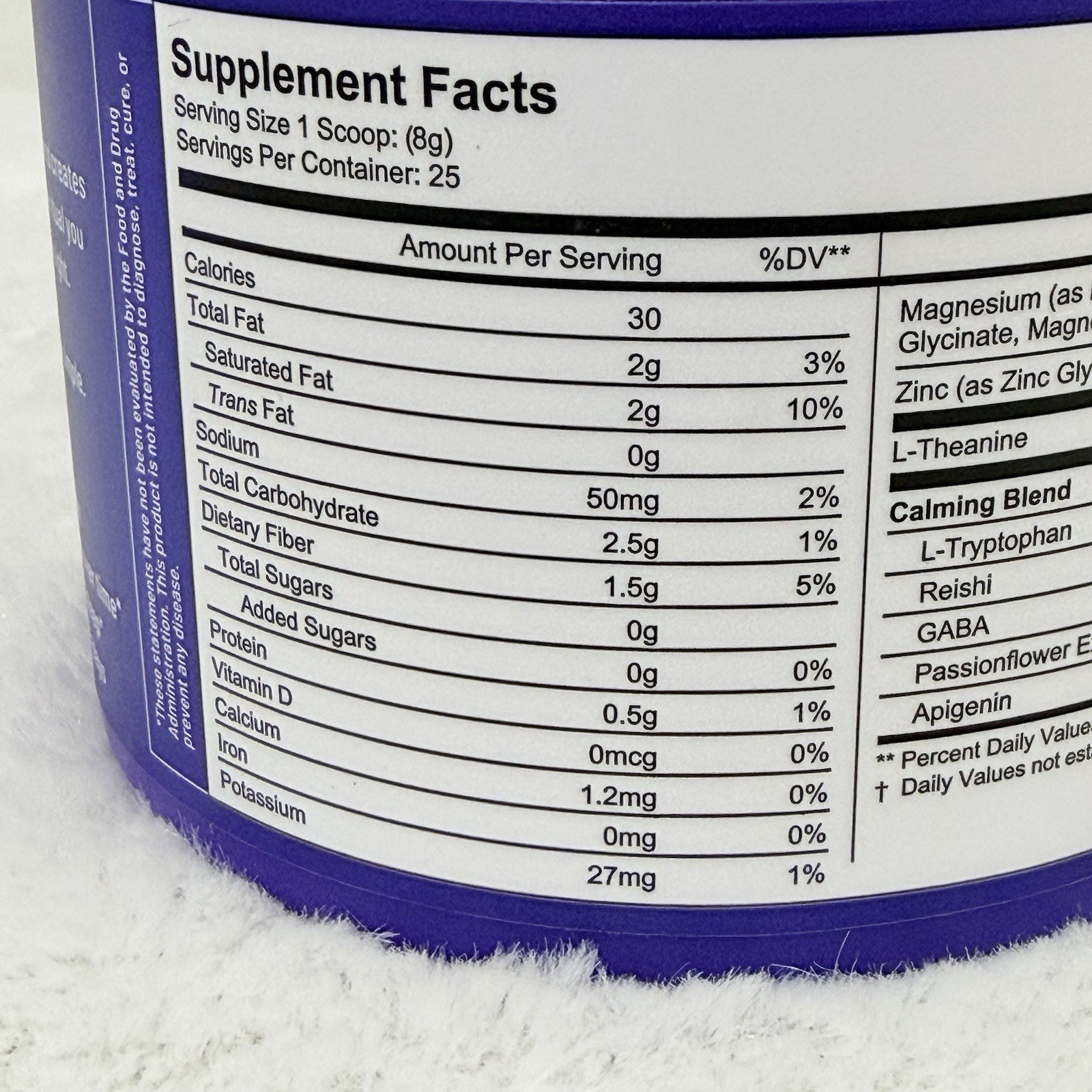 Moonbrew Hot Cocoa Magnesium Sleep Blend No Melatonin 6.7oz 25 Servings 02/28