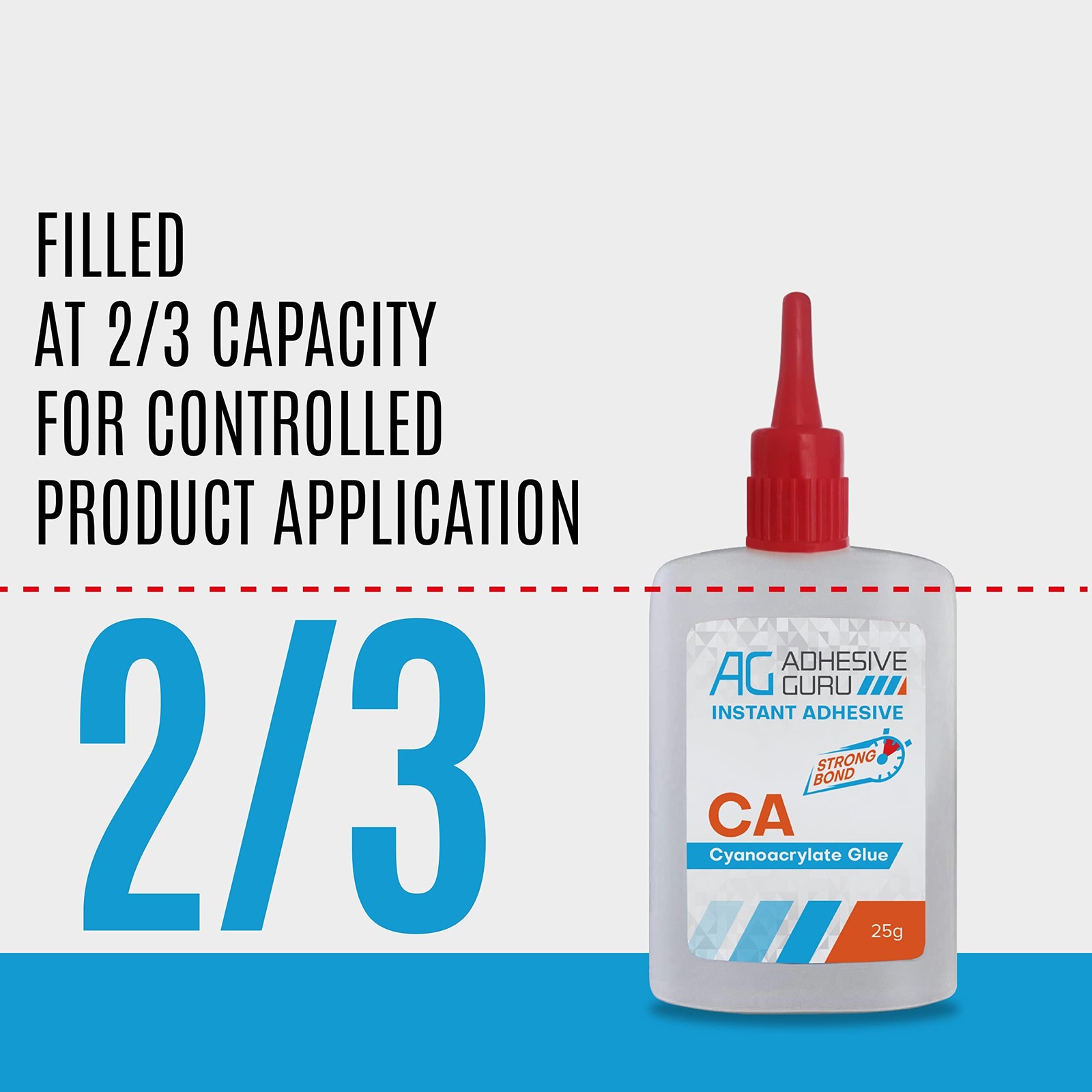 Adhesive Guru CA Glue with Activator (2X 0.9 oz-2 x 3.38 fl oz) Professional …