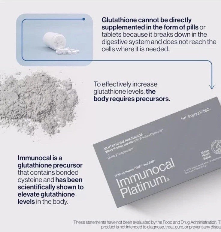 Immunocal Platinum Precursor by Immunotec (15 PACKETS) EXP2028 FREE SHIPPING‼️