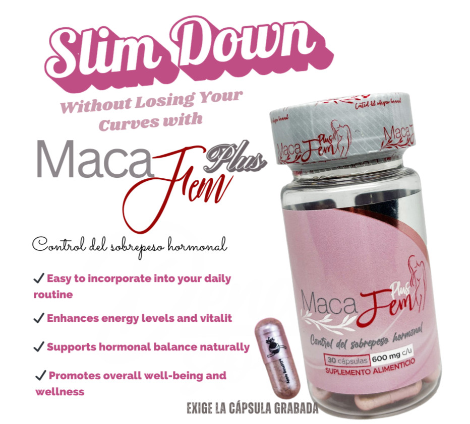 Maca Fem Plus 600mg – 30 Capsules – by Apple BenFIT®