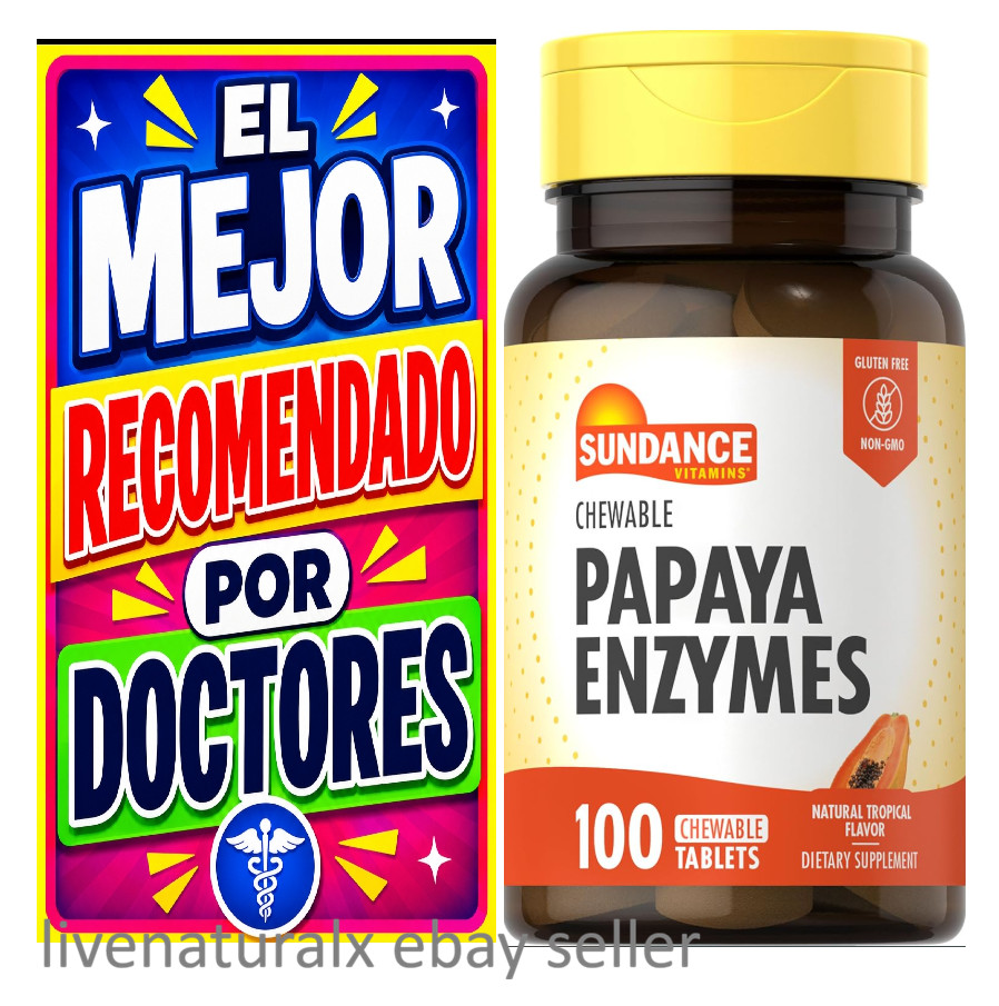 NEW Pastillas De Papaya Para Ayudar A Desinflamar El Estomago