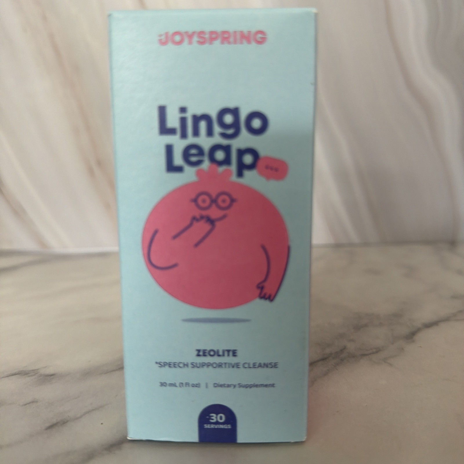 Joyspring Lingo Leap 1 fl oz (30 ml) Zeolite Speech Support – Brand New Sealed
