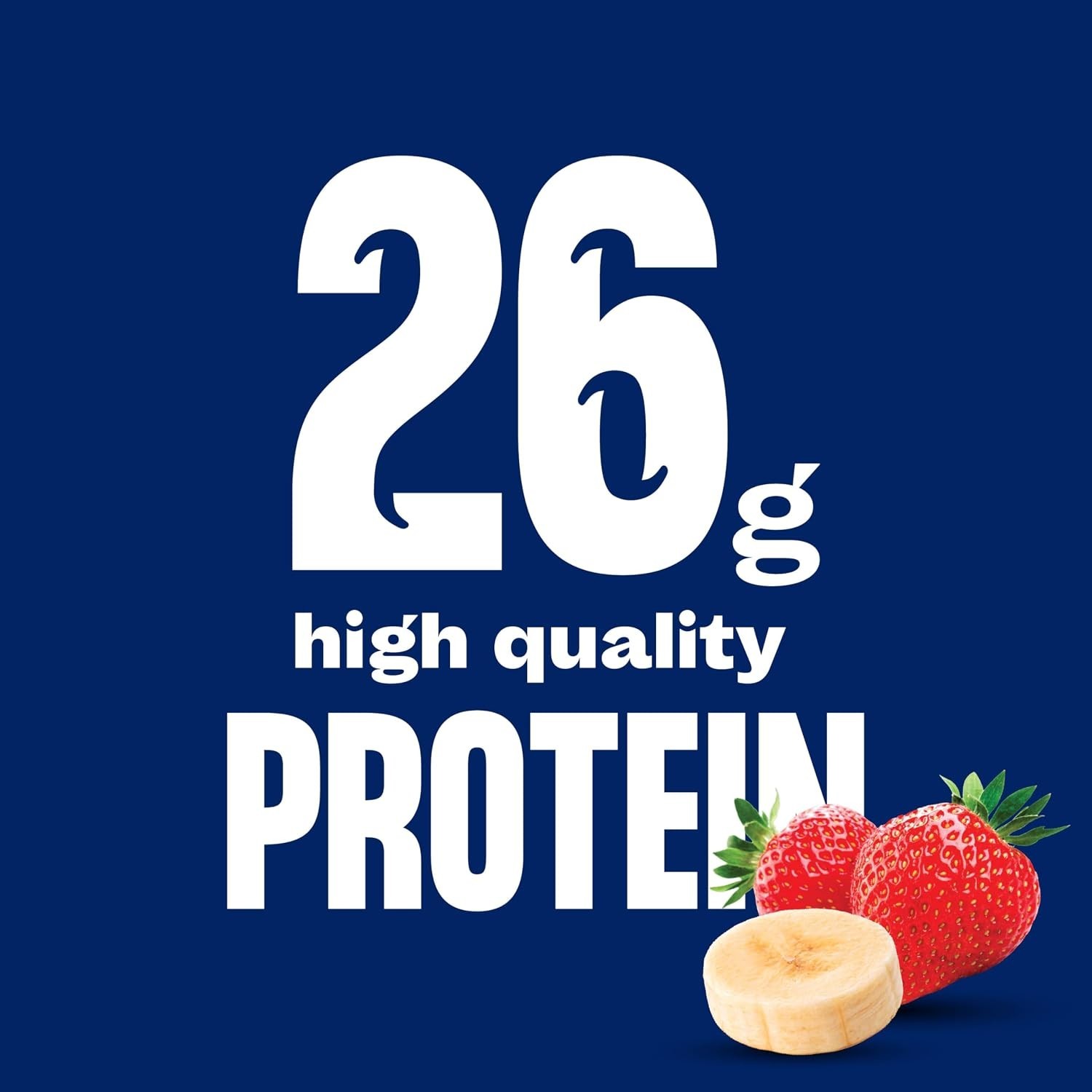Core Power Protein Shake, Strawberry Banana, 26g Bottle, 14oz, 12 Pack