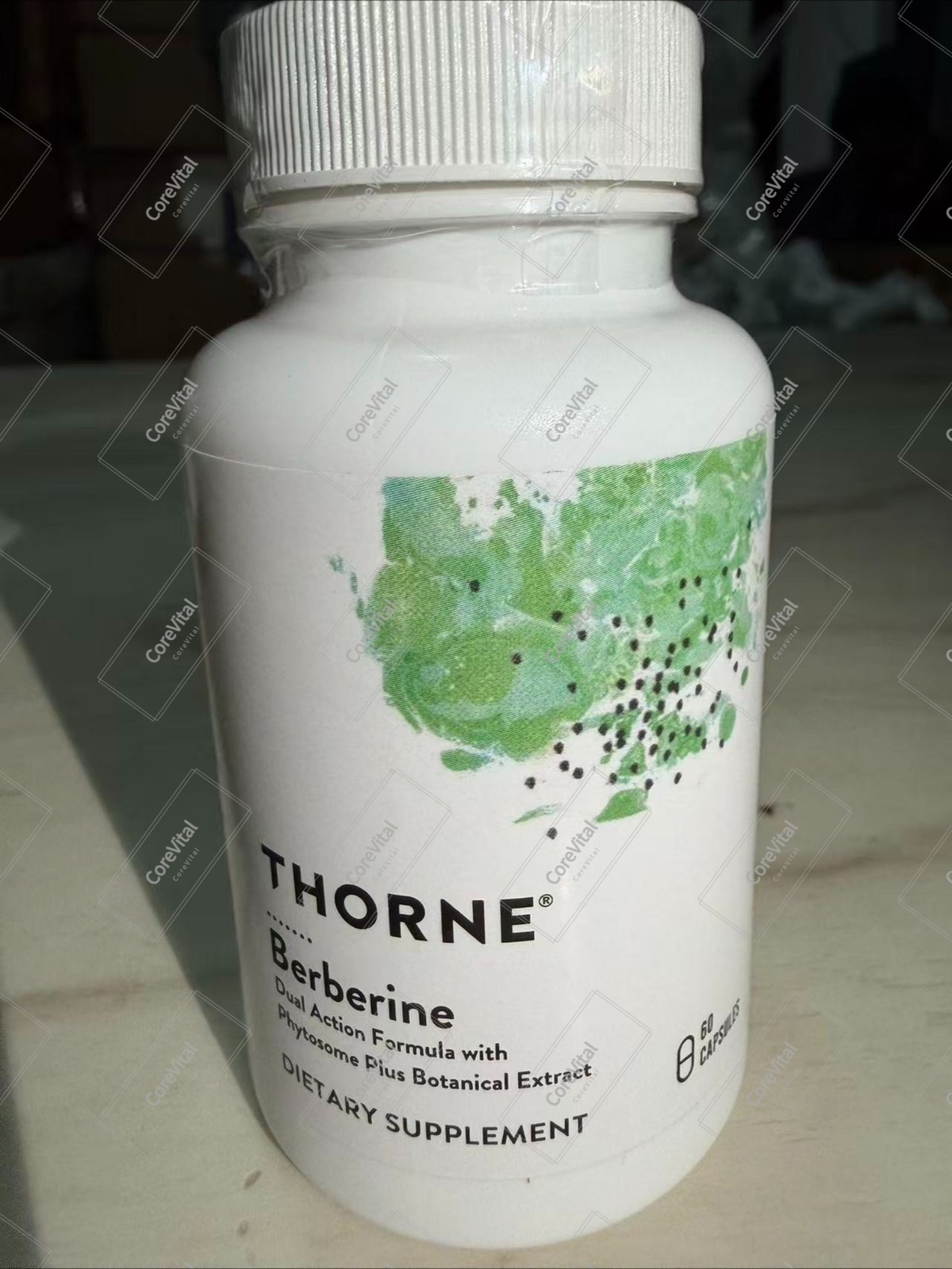 Thorne, Berberine, Dual Action Formula, 1,000 mg per serving, 60 Caps Exp 07/28