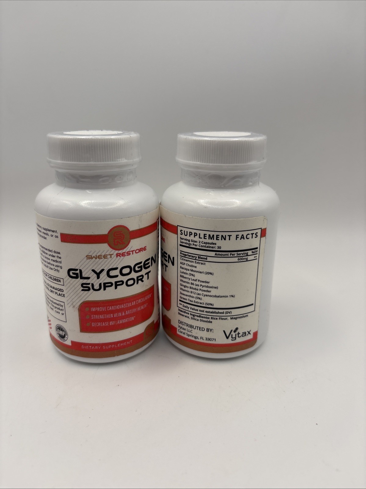 Sweet Restore Glycogen Support Capsules, Max Strength Glyco Pills 2 Pack New
