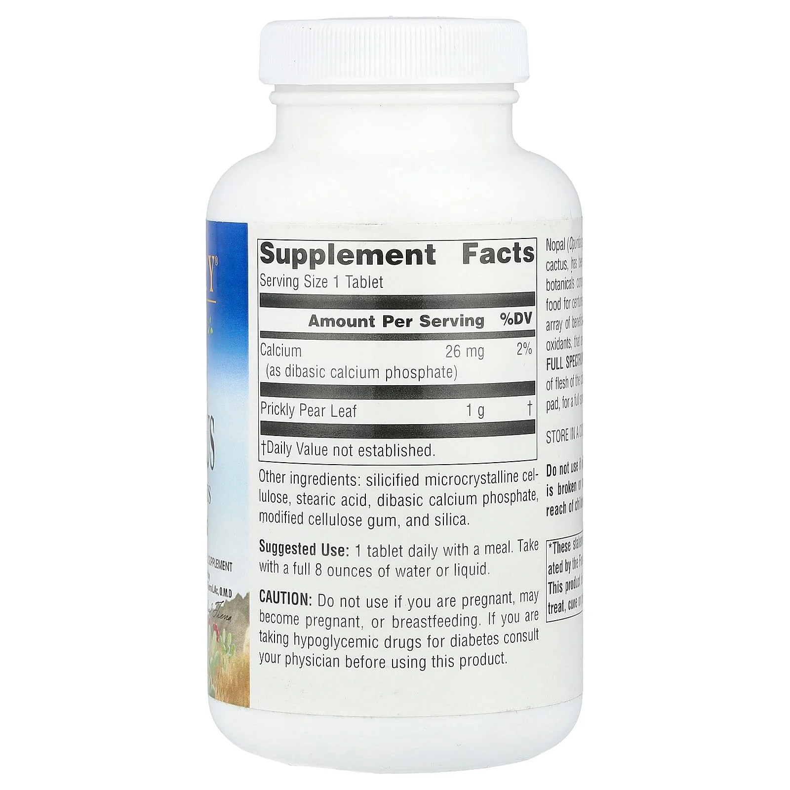 2 X Planetary Herbals, Full Spectrum�, Nopal Cactus, 120 Tablets
