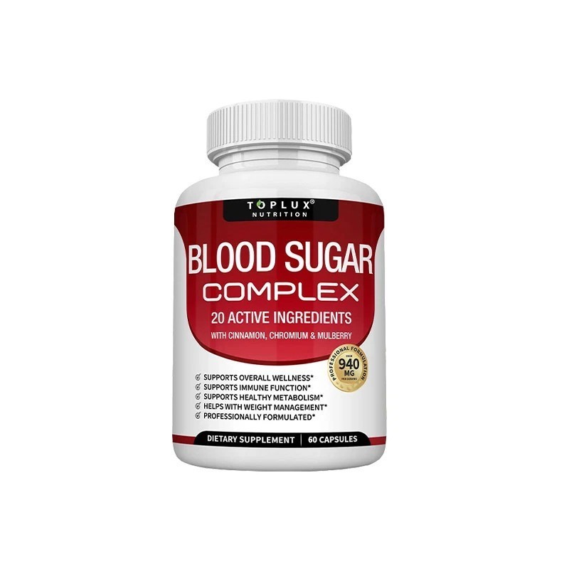 1~3x BLOOD SUGAR BLEND SUPPORT Alpha Lipoic Acid&Cinnamon 20Herbs Complex-60CAPS
