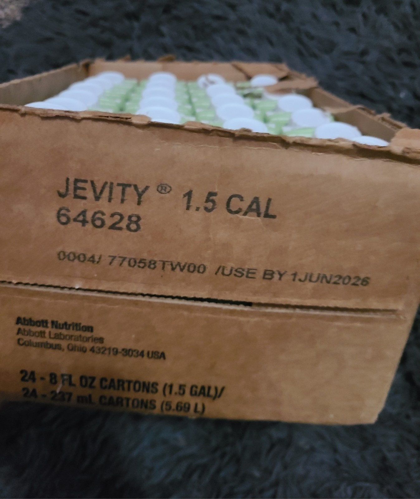 24 Pack Jevity 1.5 Nutrition Formula 8oz /