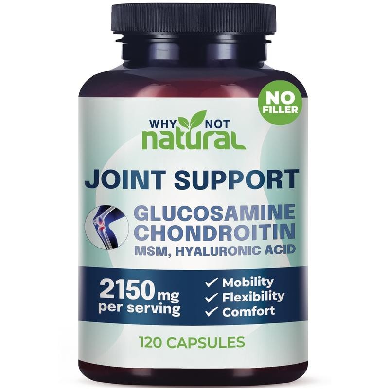 Why Not Natural Glucosamine Chondroitin MSM–Joint Support for Mobility & Comfort