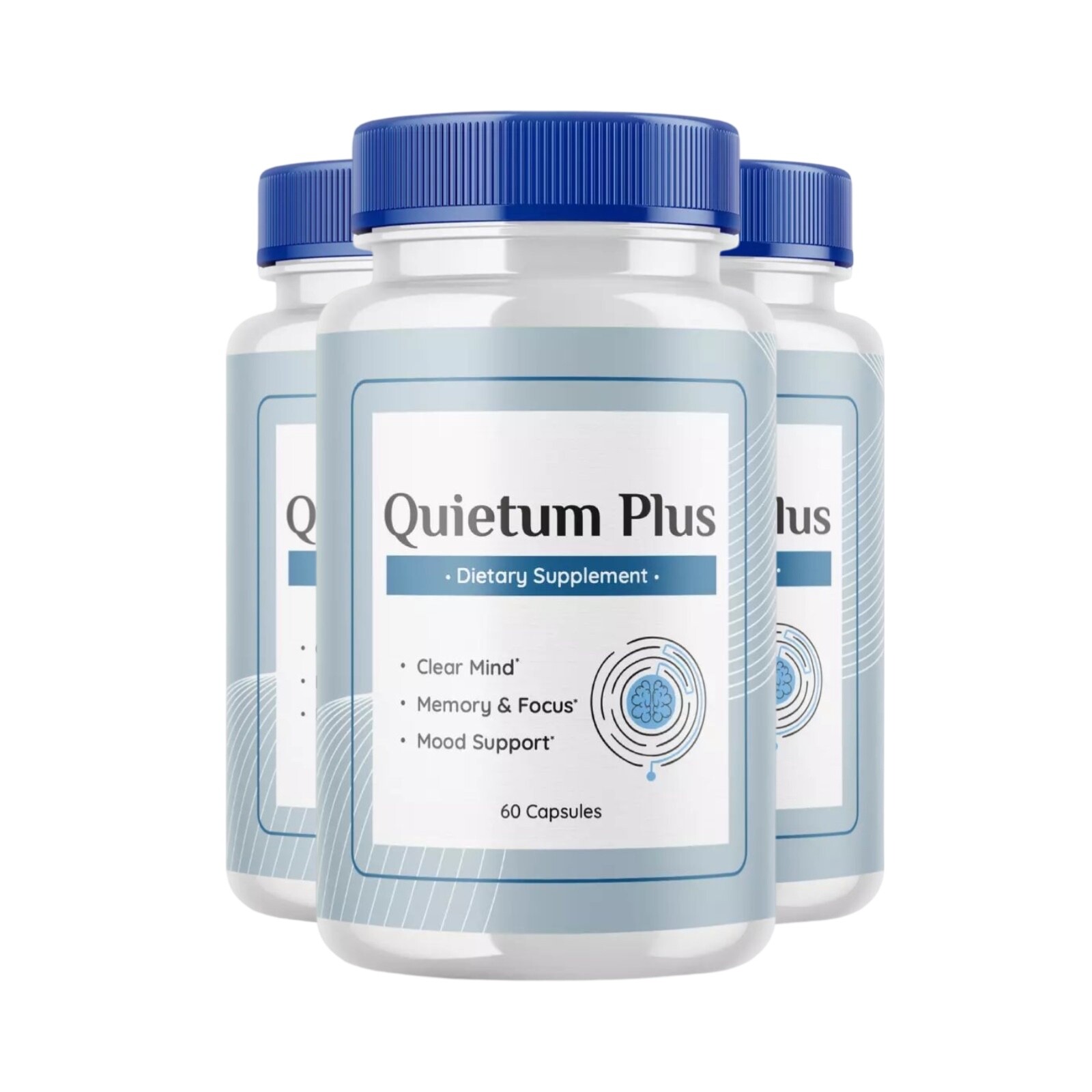 3-Pack Quietum Plus, Quietum Tinnitus Relief & Reduced Ear Ringing -180 Capsules