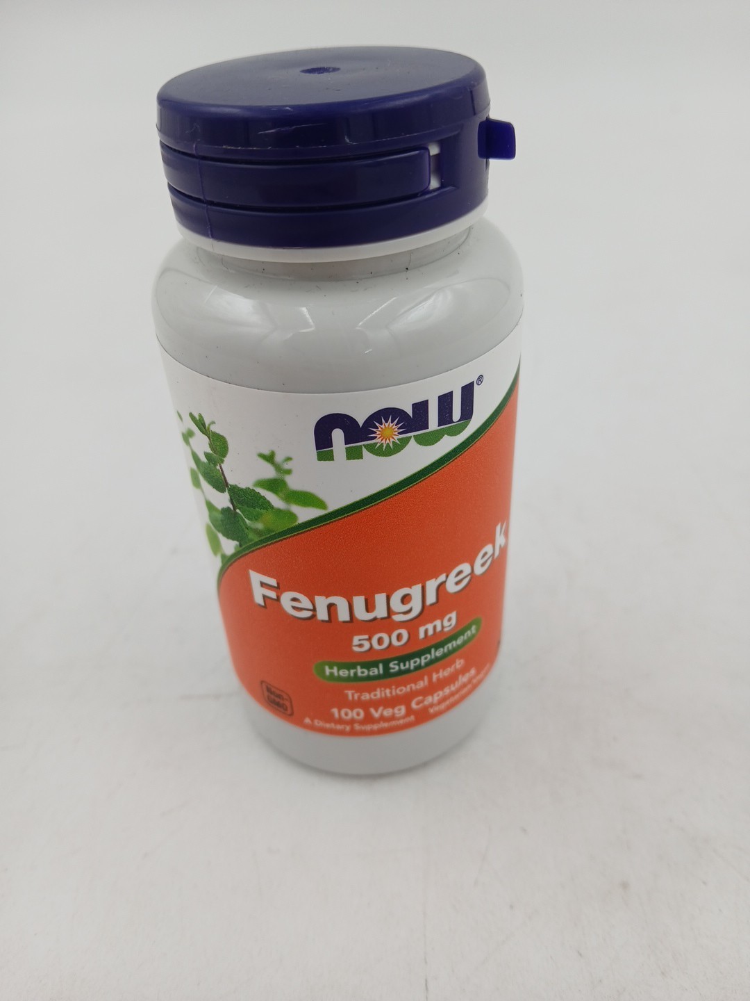 Now Foods Fenugreek 500mg 100 Veg Capsule Sealed exp: 09/2028