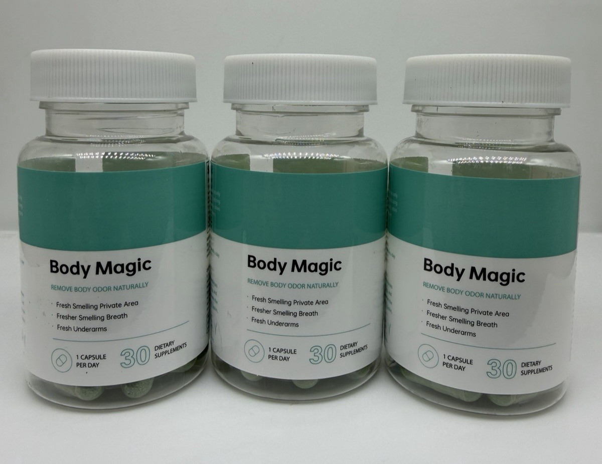 3 BOTTLES Her Fantasy Box | Body Magic | Chlorophyll Pill for Feminine Odor