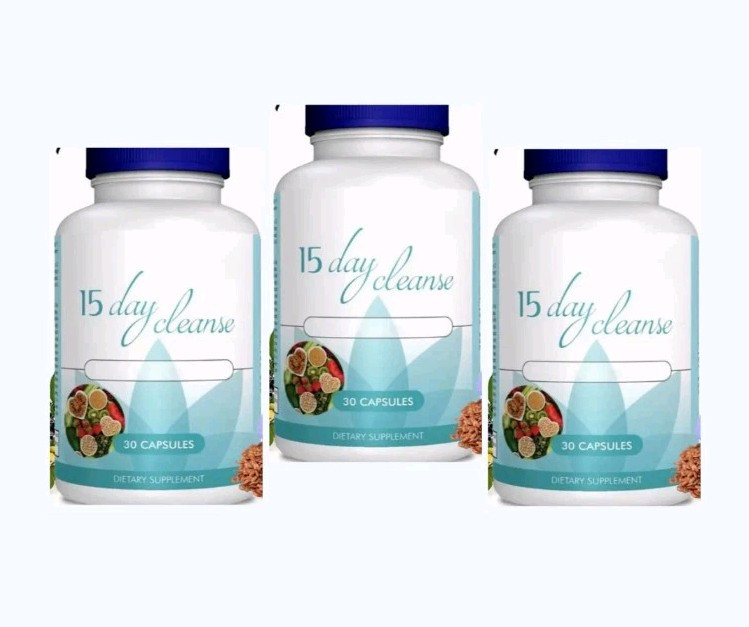 3 Pack of 15 Day Cleanse – with Senna Leaf, Cascara Sagrada, Psyllium Husk Gut