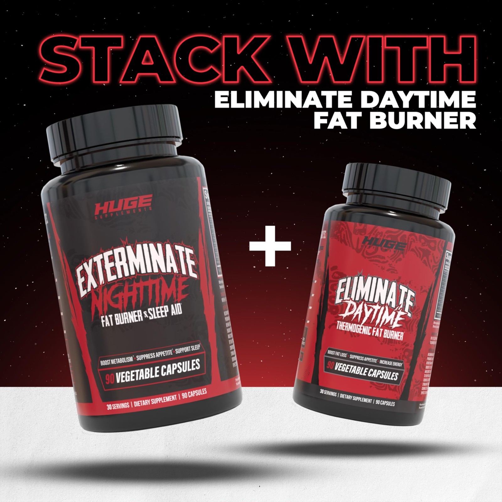 Night Time Fat Burner & Sleep Support – Boost Metabolism, Reduce Cravings, 10 In