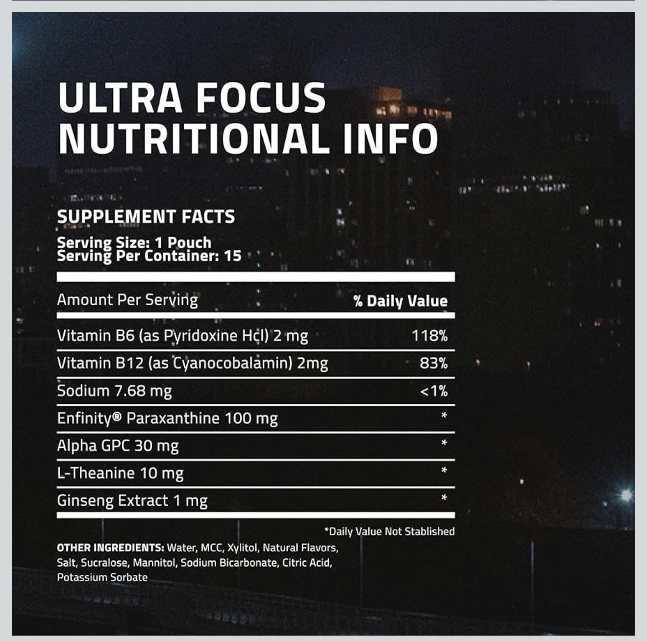 Ultra Focus Pouches Variety Pack 15 Pouches LOT OF 3 Cans – 45 POUCHES EXP 1/27