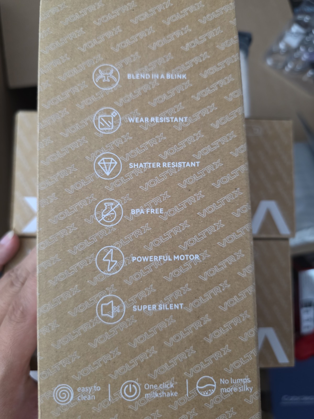 Lot Of 3 voltrx premium electric protein shaker bottle 24 Oz