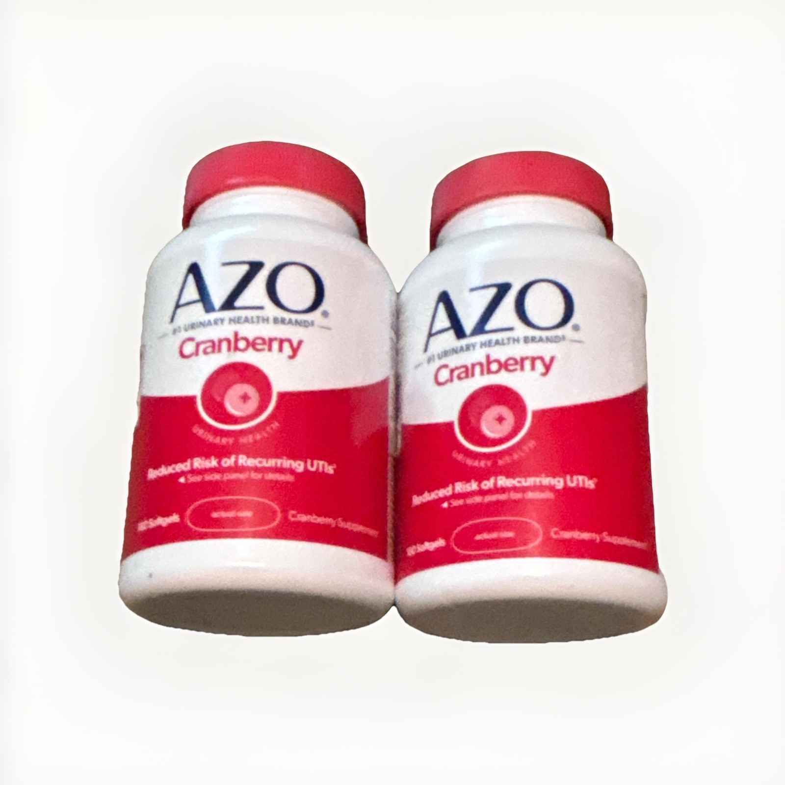 AZO Cranberry Softgels Maximum Strength 100ct ( 2 pack ) 8/2027+