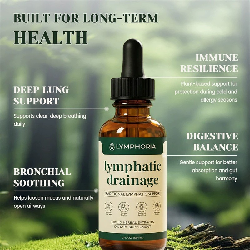 3X Lymphoria – Lymphatic Drainage 59ml – Detox, Bloat Relief & Immune Support